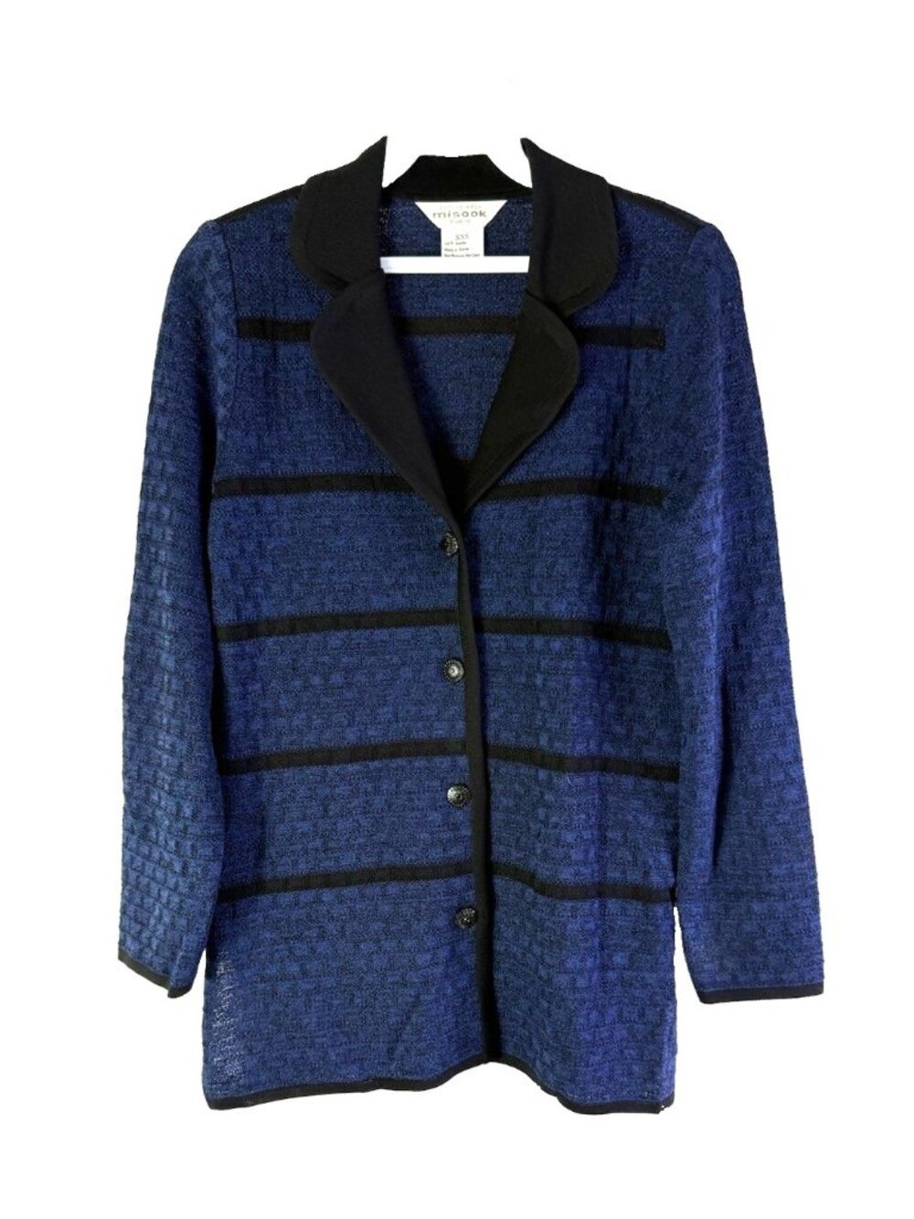 Exclusively Misook Blazer Jacket Color Block Professional Career